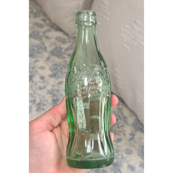 Lot of 1950s 6 & 6.5 oz Green Embossed Coca Cola Coke Bottles from New Bern, NC - Picture 6 of 14
